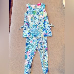 Kids Lilly Pulitzer matching set Size XS (2-3T)